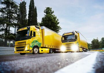 DHL lleva la logística ecológica al siguiente nivel junto con Fórmula 1®, lanzando la primera flota de camiones propulsada por biocombustible