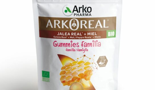 Las nuevas Arkoreal® Gummies Familia contienen jalea real para reforzar el sistema inmunitario