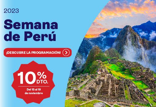 «Semana de Perú», la última campaña de TUI con hasta un 10% de descuento