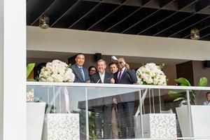 El Primer Ministro y El Ministro de Turismo de Jamaica asisten a la ceremonia de gran apertura en Hideaway at Royalton Blue Waters