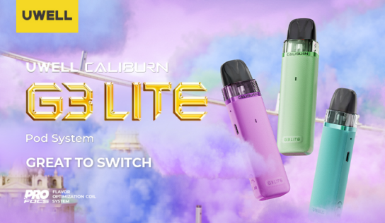 UWELL presenta CALIBUR G3 LITE y GPP (Plataforma G Pod)