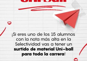 Uni-ball premiará a las mejores notas de Selectividad con material para toda la carrera