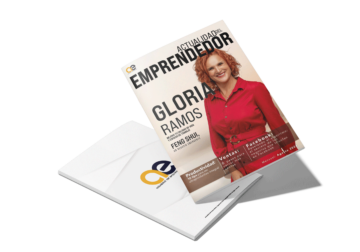 Gloria Ramos, experta en feng shui, portada de agosto de la revista ‘Actualidad del Emprendedor’