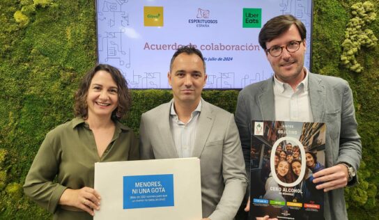 Uber Eats y Glovo se suman a Espirituosos España para prevenir el consumo de alcohol en menores