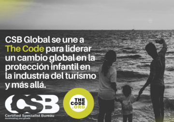 CSB Global se une a ‘The Code’ para combatir la explotación sexual infantil en la industria del turismo