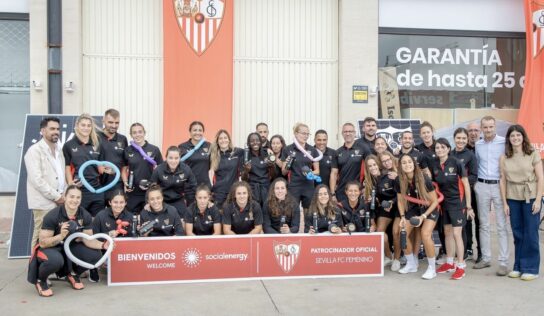 Social Energy y el Sevilla FC Femenino celebran su unión con una visita muy especial