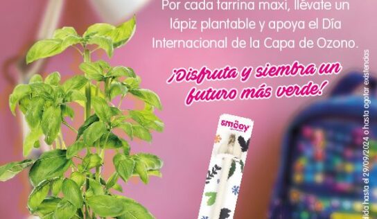 smöoy une sostenibilidad y educación en su nueva campaña y regala lápices plantables