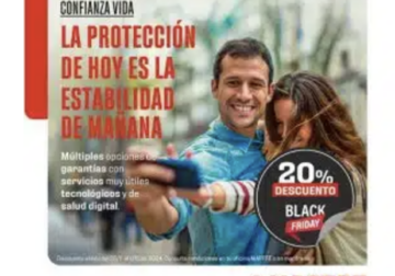 MAPFRE se une al Black Friday con el 20% de descuento en una selección de sus seguros de vida y accidentes