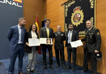 Euronet galardonada por la Policía Nacional con el ‘Premio Mención Honorífica’