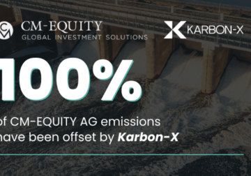 CM-Equity AG se asocia con Karbon-X para compensar el 100% de sus emisiones