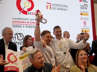 La tapa «Perdiz maíz y escabeche» de Jesús Iván Anaya ganadora del III Campeonato Oficial Hostelería de España – Tapas y Pinchos