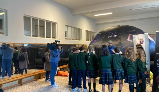 ADEL acercó la Astronomía a los institutos de la Sierra Norte