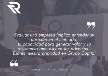 Reinaldo Ramos D’Agostino y Grupo Capital analizan las empresas líderes en bolsa