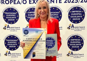 La Dra. Moreno Torres experta en medicina estética y capilar recibe el prestigioso Certificado de Profesional Europeo Excelente