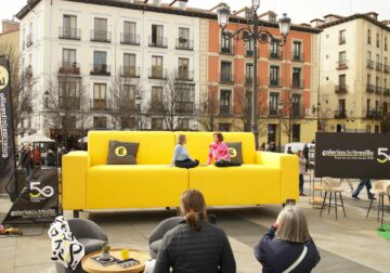Más de 3.000 personas disfrutan de la intervención de arte urbano de Galerías del Tresillo en Madrid