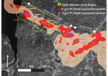 Clean Air Metals intercepta 41,0 m con una graduación de 13,2 g/t Pt.eq en el proyecto Current