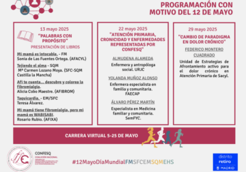 CONFESQ exige derechos y visibilidad para pacientes de fibromialgia, EM/SFC, SQM y EHS en el Día Mundial, destacando la necesidad de mejoras en la Atención Primaria