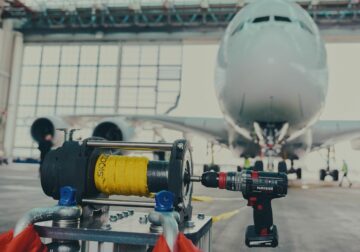 Guinnes World Records: El taladro inalámbrico de PARKSIDE que arrastra un avión de pasajeros Airbus A380