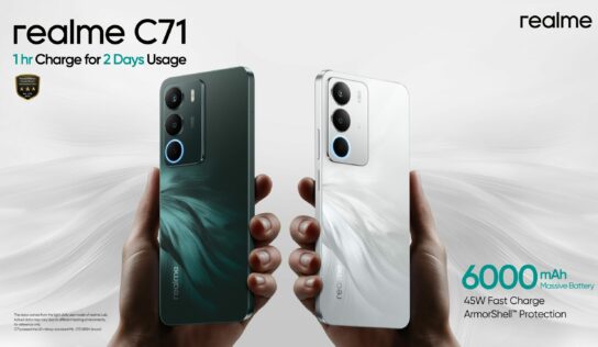 realme lanza el nuevo smartphone C71 con una batería de 6.000 mAh y carga rápida de 45W