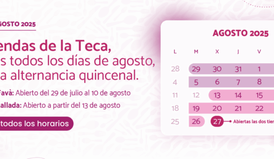 Las tiendas de Coll Favà y Ribatallada de la Teca Sàbat, abiertas de forma alterna durante el mes de agosto