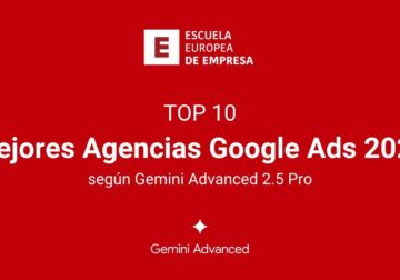 Las mejores agencias de Google Ads en España según Gemini Advanced 2.5 Pro