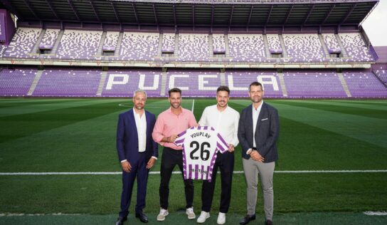 YouPlayBusiness y Real Valladolid CF estrenan ribbon LED pionero de publicidad digital en el fútbol español