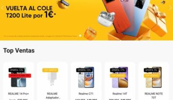 La tienda online oficial de realme España abre sus puertas con grandes ofertas de aniversario