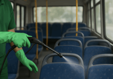 Tot-Net refuerza la seguridad e higiene en el transporte público con limpiezas técnicas y desinfección de autobuses