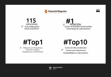 EDUCA EDTECH Group suma 115 menciones en el Ranking Financial Magazine