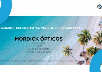 MORDICK ÓPTICOS gana el viaje al Caribe de la promoción de lentes polarizadas de Grupo Prats