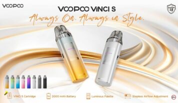 Llega VOOPOO VINCI S: batería de 2000 mAh, potencia de 40W y estética inmejorable