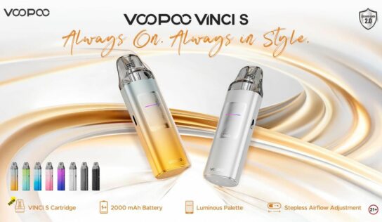 Llega VOOPOO VINCI S: batería de 2000 mAh, potencia de 40W y estética inmejorable