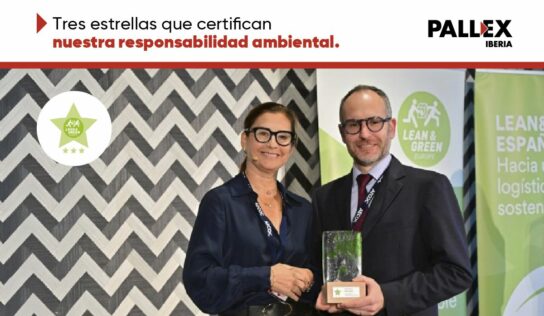 Pall-Ex Iberia, pionera en logística sostenible con 3 estrellas Lean & Green
