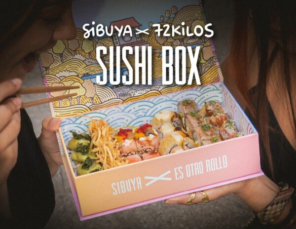 72 Kilos X SIBUYA BOX: la nueva propuesta para Delivery y Take Away de SIBUYA Urban Sushi Bar