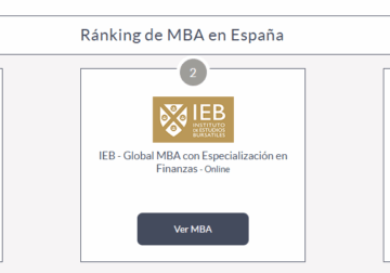 Ranking de másteres MBA de España del curso 2025-2026