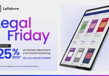 Lefebvre lanza una nueva edición del Legal Friday con descuentos hasta del 25 % para profesionales jurídicos