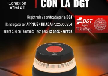 LEDBOX lanza su baliza V16 con geolocalización 3.0 homologada por la DGT: máxima seguridad vial y conexión gratuita hasta 2038
