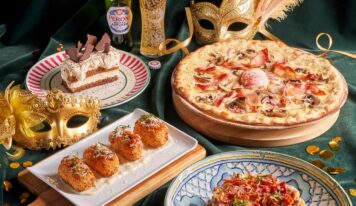 El Carnaval más veneciano se sienta a la mesa en Ginos