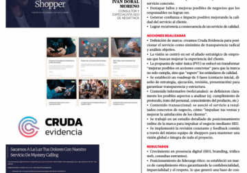 Cruda Evidencia se presenta a los Premios IPMARK en la categoría ‘Top Posicionamiento’ con NeoAttack como aliado estratégico