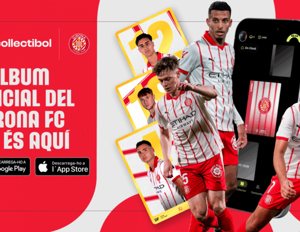 El Girona FC lanza su álbum oficial de cartas digitales 25/26 en Collectibol