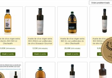 Tienda Allotarra comercializa aceite de oliva variedad Arróniz