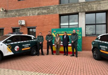 La Guardia Civil de Salamanca cardioprotege diez vehículos patrulla para atender a los pequeños municipios de la provincia