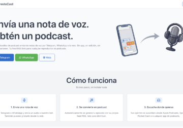PrestoCast convierte una nota de voz en un podcast en segundos