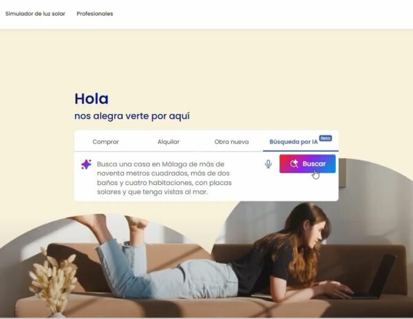 pisos.com lanza una nueva herramienta de búsqueda asistida por inteligencia artificial