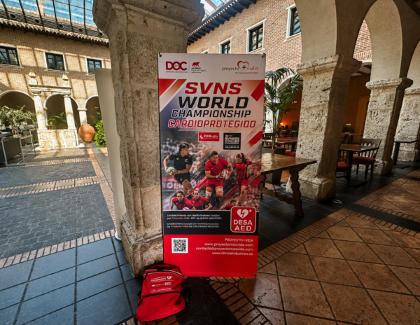 Las selecciones del Mundial de Rugby Seven se alojarán en hoteles cardioprotegidos en Valladolid