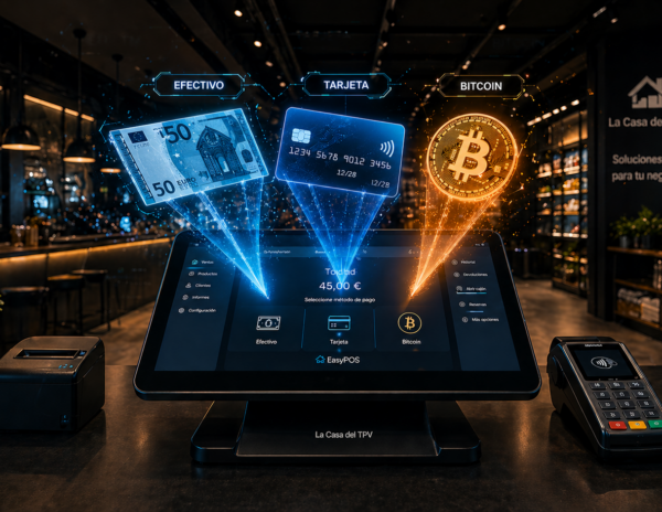 La Casa del TPV presenta un terminal que integra VeriFactu, pagos tradicionales y Bitcoin para comercios