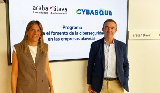 La Diputación Foral de Álava y Cybasque impulsan un programa para reforzar la ciberseguridad de las empresas alavesas
