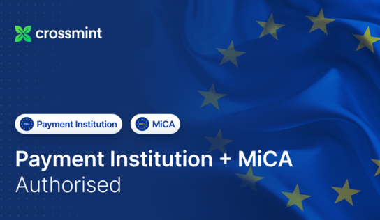 Crossmint obtiene licencias de entidad de pago y MiCA para pagos con stablecoins