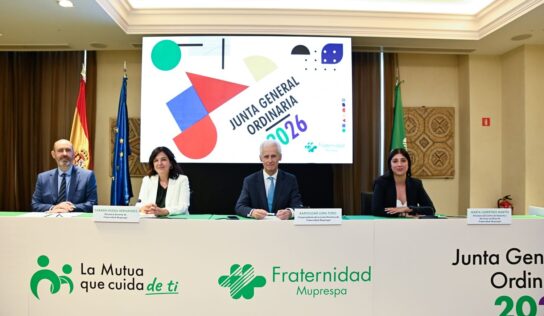 Fraternidad-Muprespa, con nuevo récord de afiliación y cerca de 1,2 millones de asistencias sanitarias, aumenta sus ingresos por cuotas un 10,9% y aporta a la Seguridad Social 11,1 millones de euros