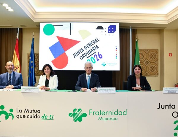 Fraternidad-Muprespa, con nuevo récord de afiliación y cerca de 1,2 millones de asistencias sanitarias, aumenta sus ingresos por cuotas un 10,9% y aporta a la Seguridad Social 11,1 millones de euros